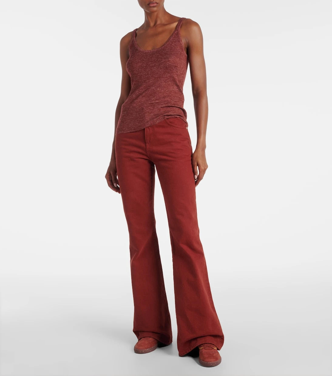 Gabriela Hearst - Willa high-rise bootcut jeans