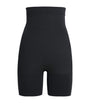 Skims Black Seamless Sculpt Mid-Thigh Shorts