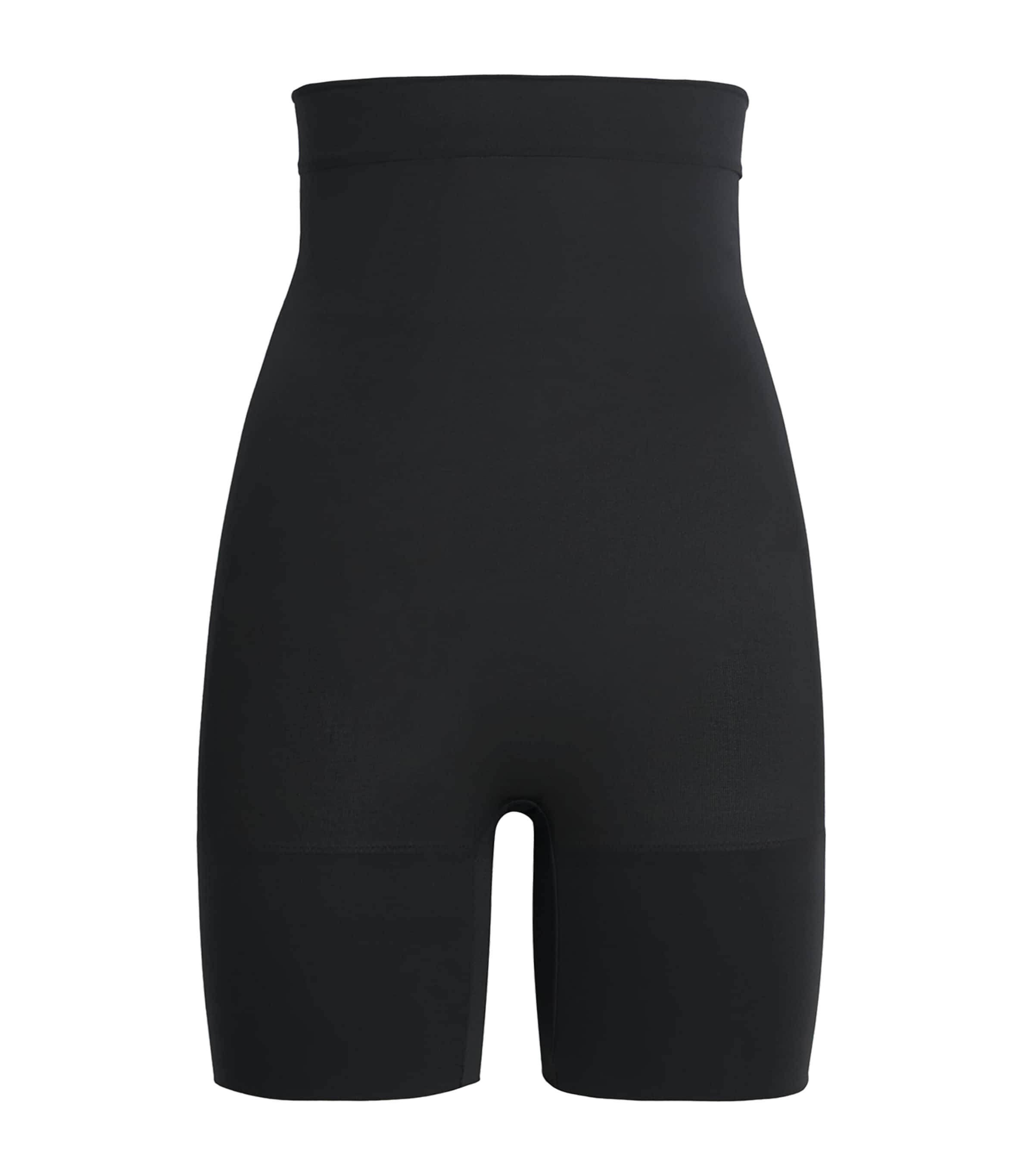 Skims Black Seamless Sculpt Mid-Thigh Shorts