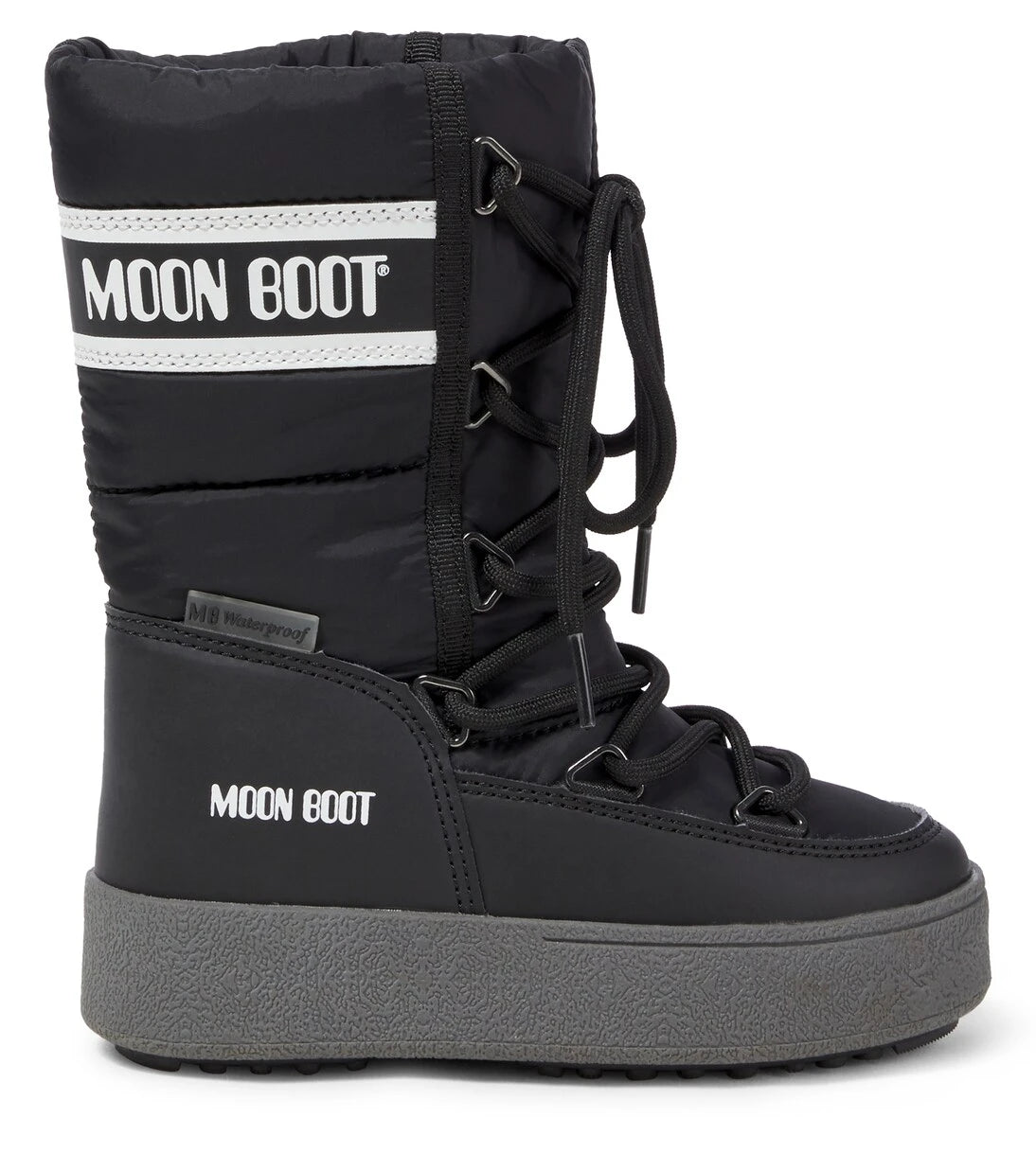 Moon Boot Kids - Icon faux leather-trimmed snow boots
