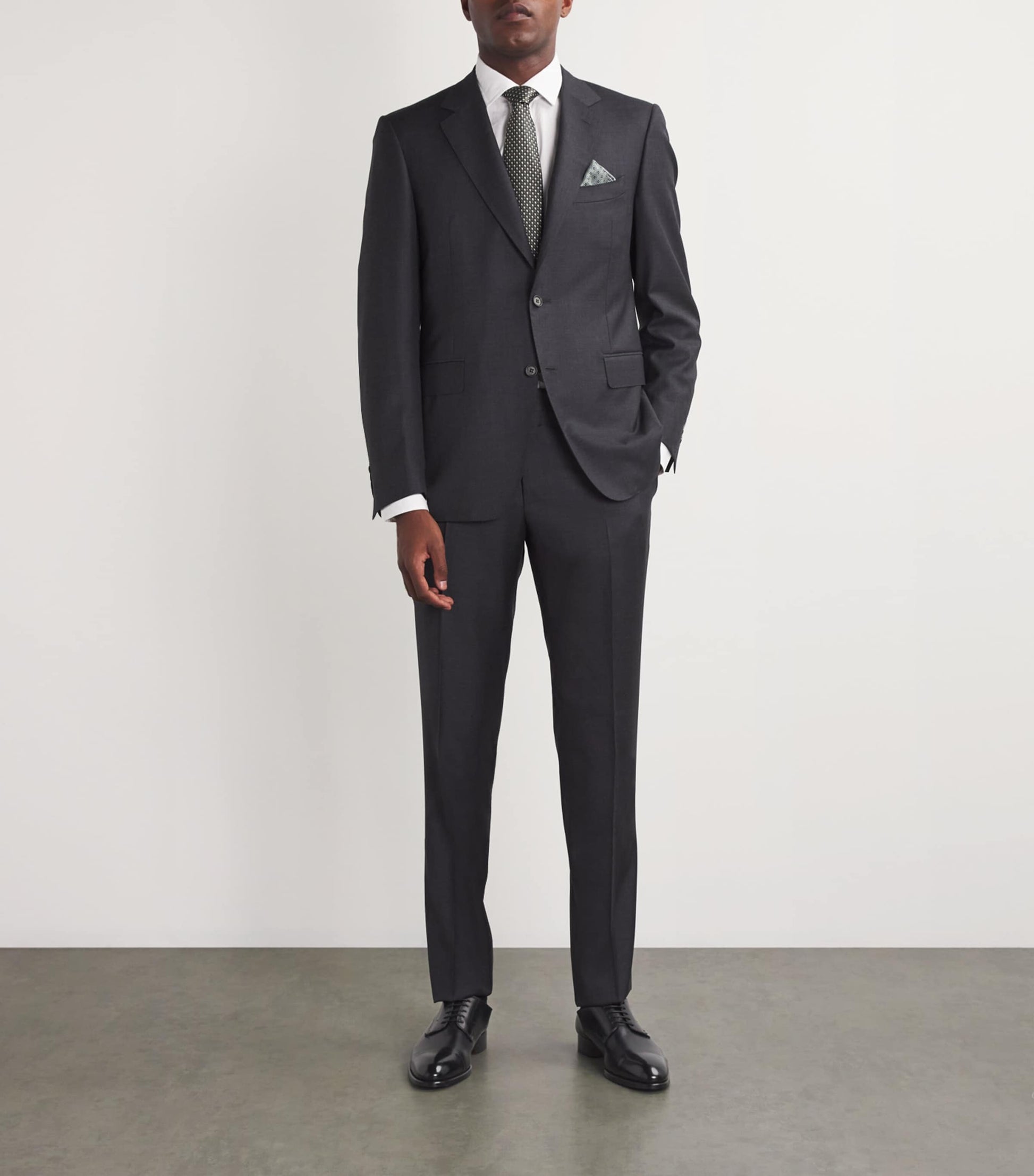 Brioni Leather Derby Shoes