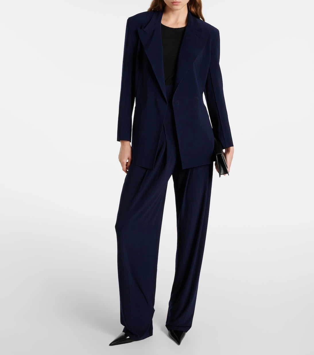 Norma Kamali - High-rise wide-leg pants