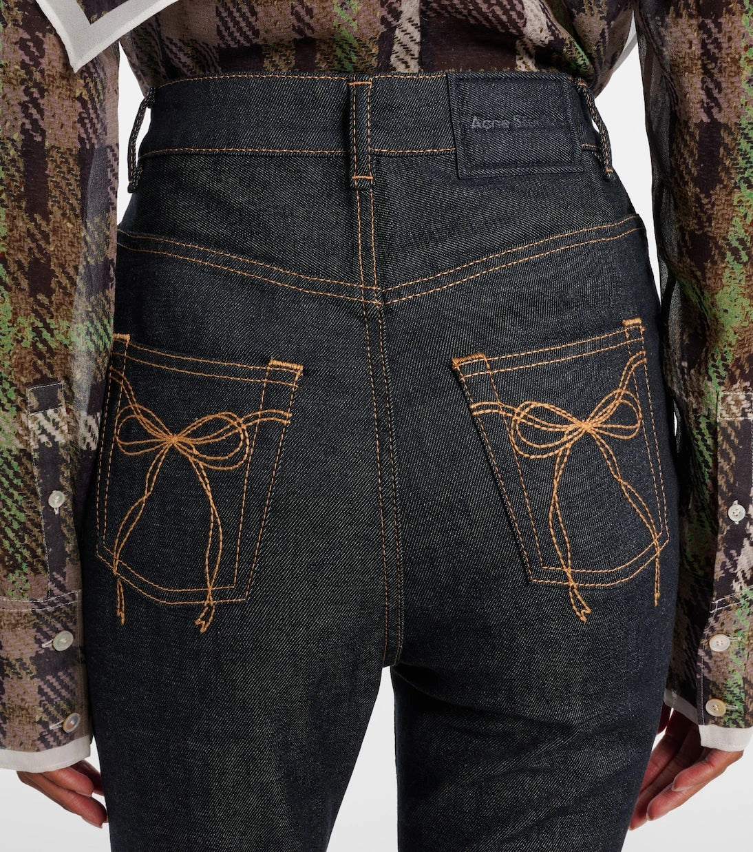Acne Studios - High-rise flared jeans