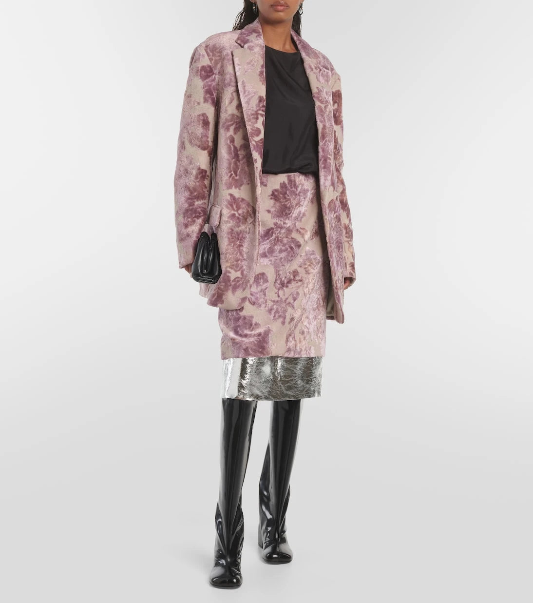 Dries Van Noten - Leather knee-high boots
