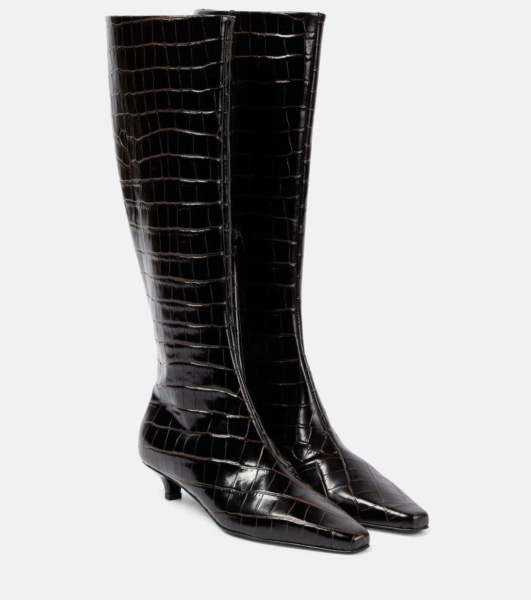 Toteme - Leather knee-high boots