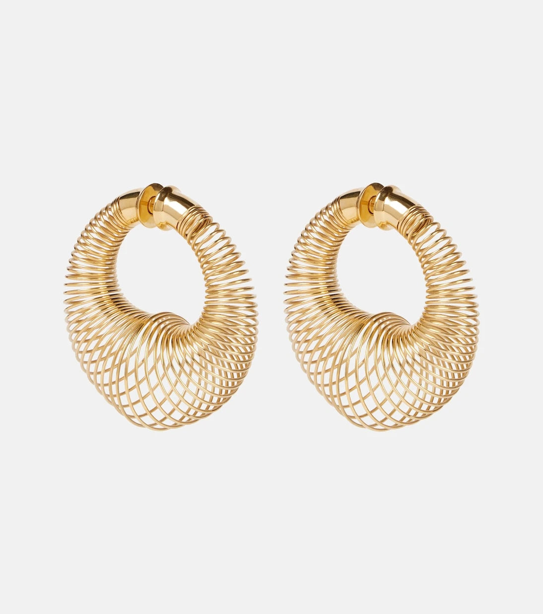 Alaïa - Spiral hoop earrings