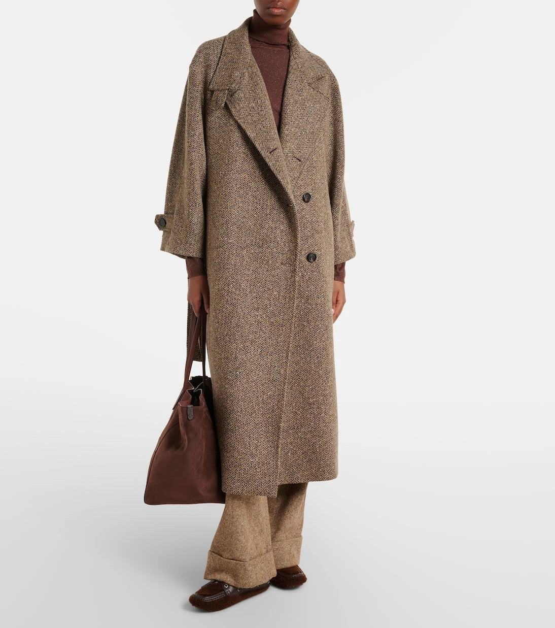 Brunello Cucinelli - Cashmere and silk-blend turtleneck sweater