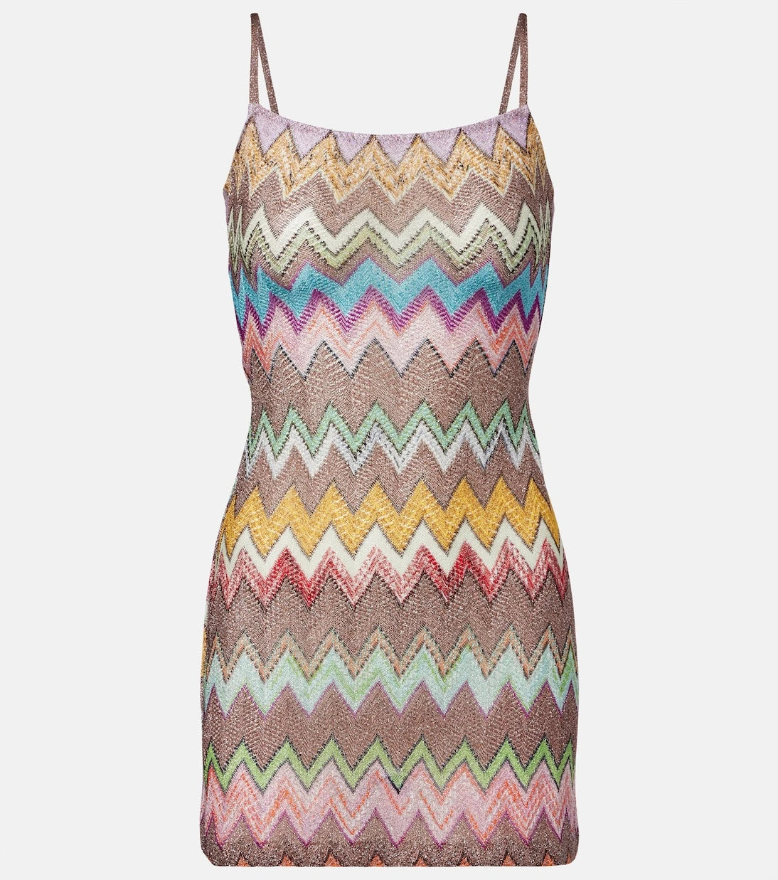 Missoni - Zigzag lamé minidress