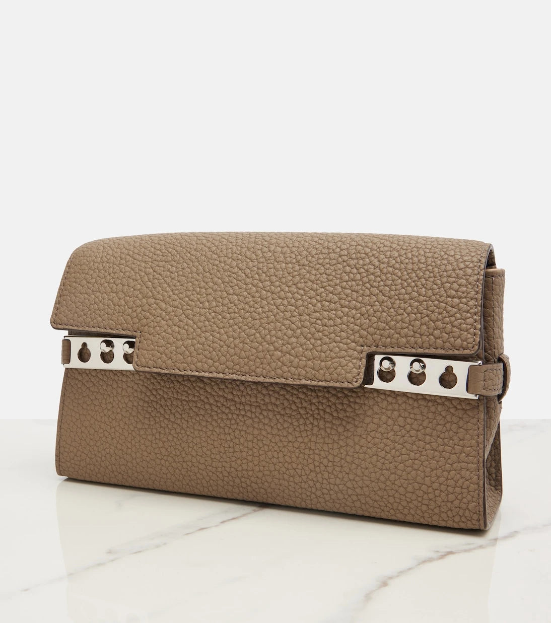 Delvaux - Tempête City Small leather crossbody bag