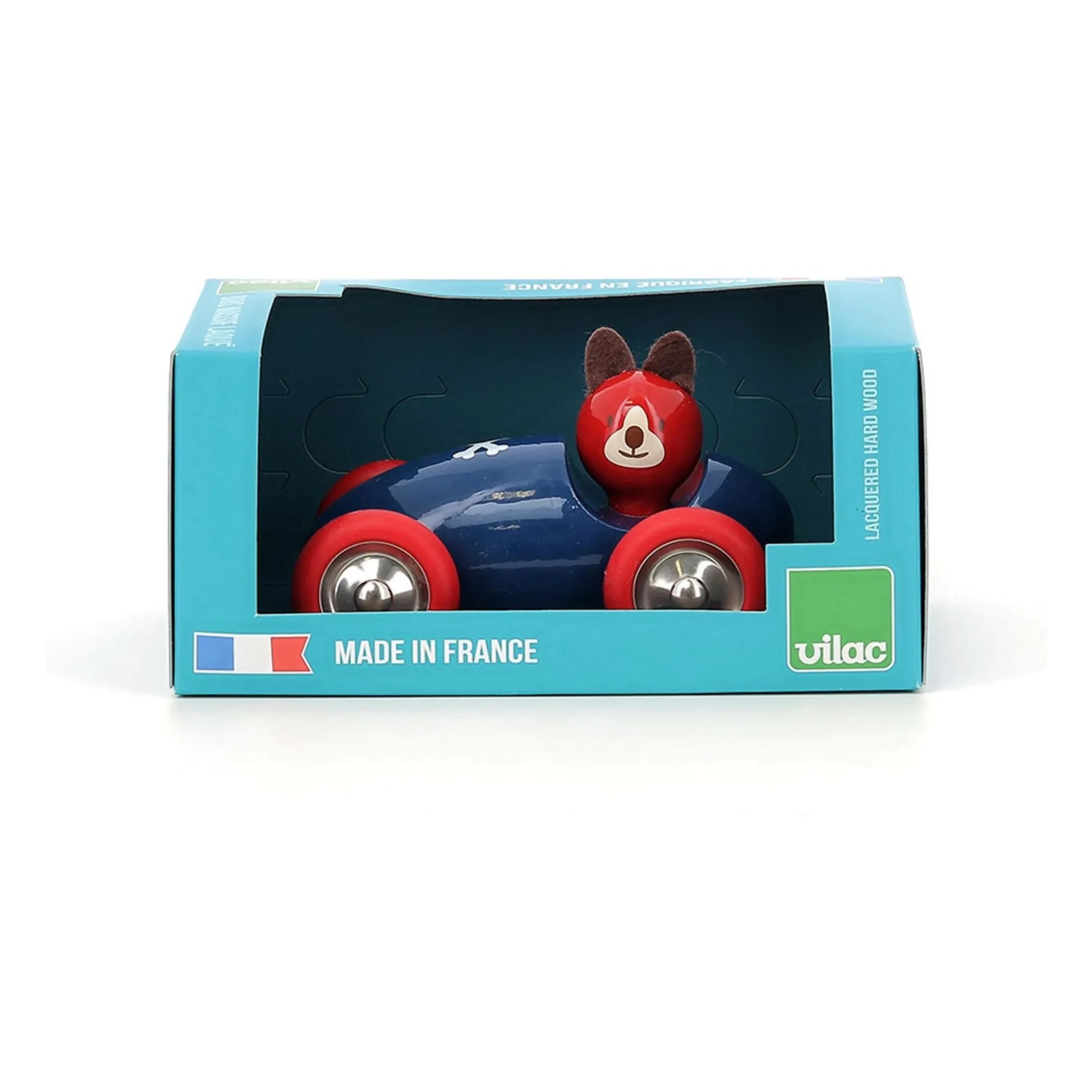 Vilac - Lucien the dog's car  | Dark Blue