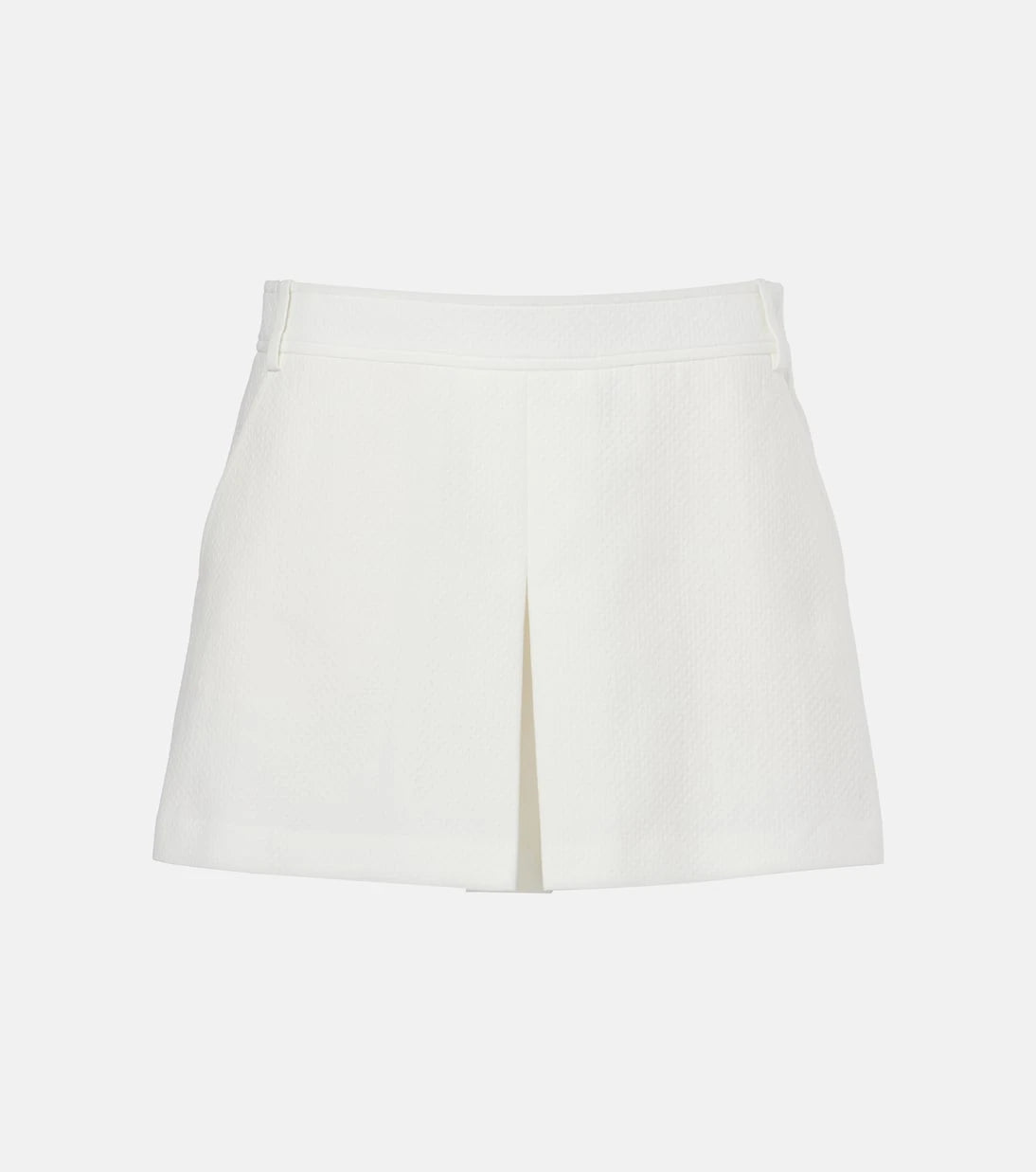 Tom Ford - Cotton and silk-blend piqué skort