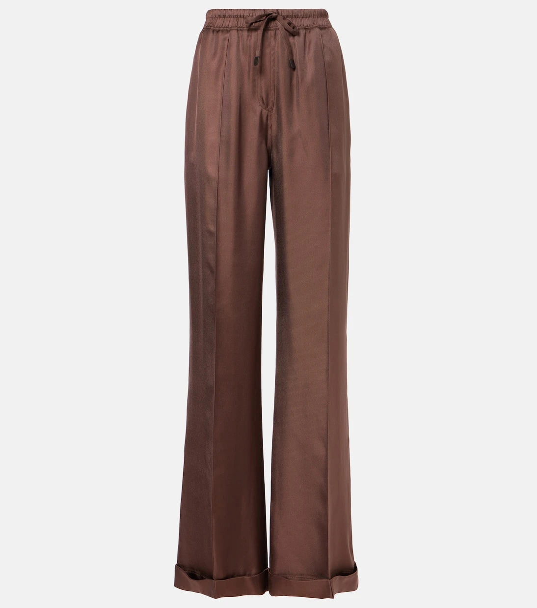 Tom Ford - Silk twill wide-leg pants