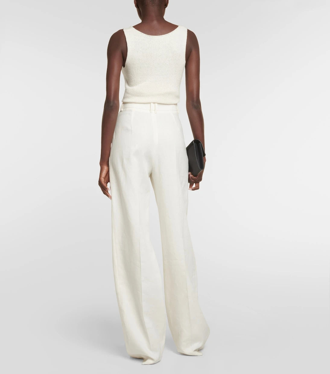 The Row - Antone high-rise linen wide-leg pants