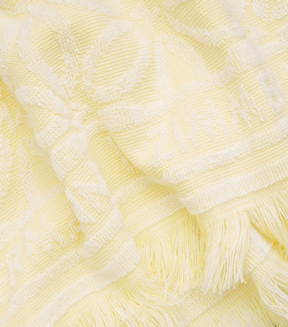 Yellow Cotton Towelling Coco Shorts