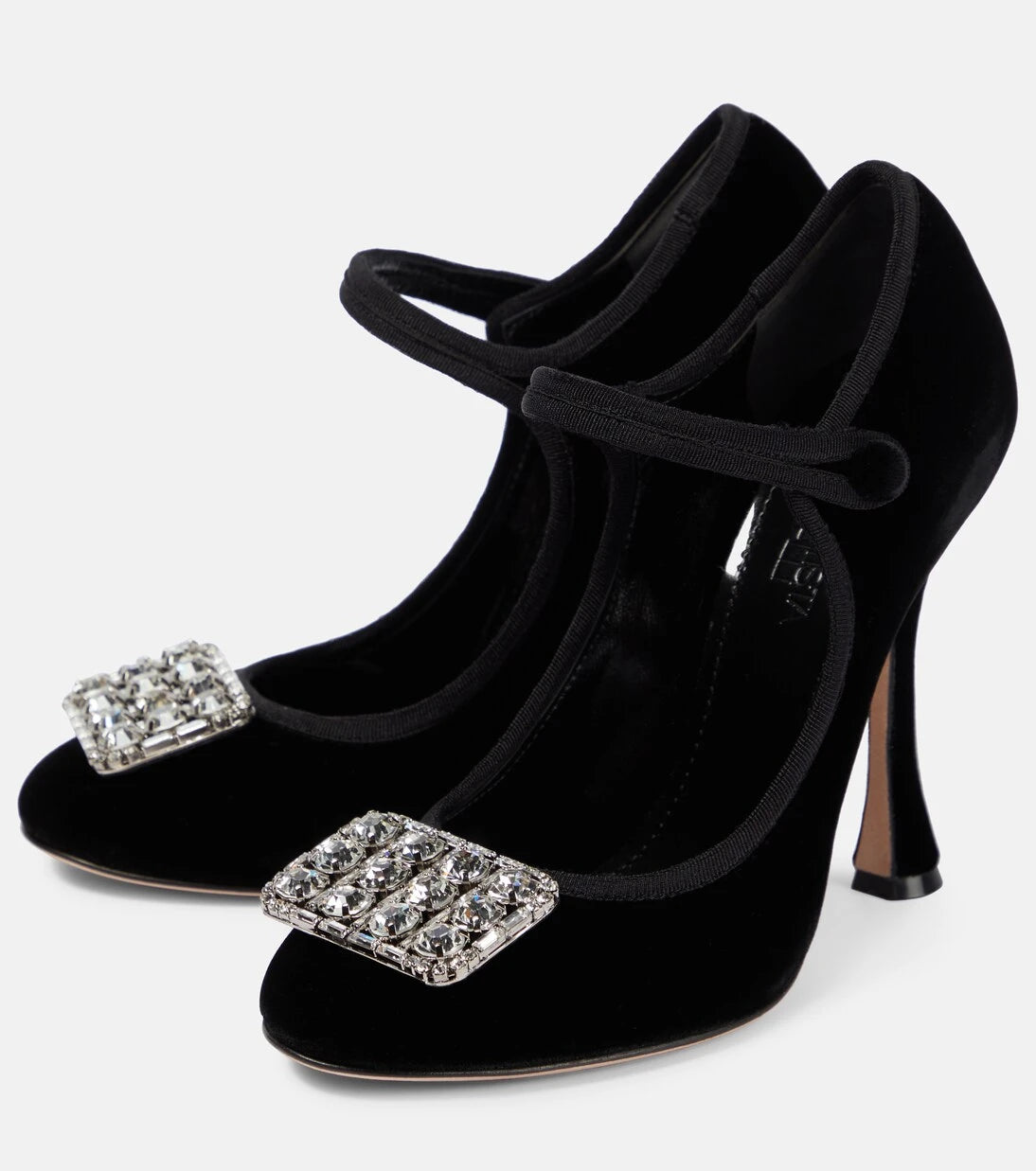 Giambattista Valli - Embellished velvet pumps