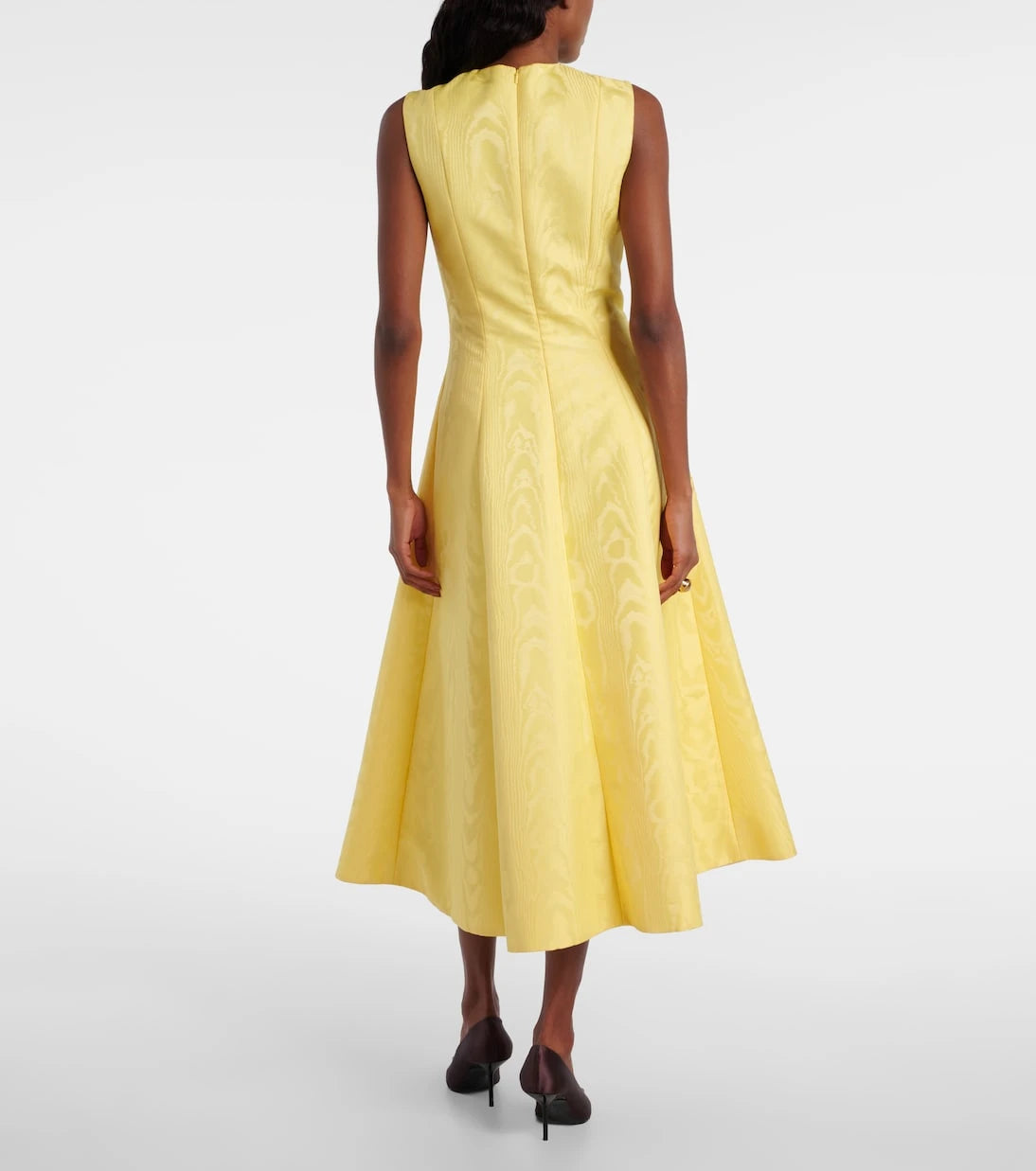 Emilia Wickstead - Mara moiré mikado midi dress