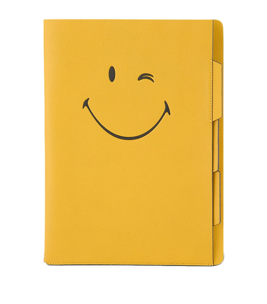 Anya Hindmarch Leather A4 Wink Document Holder