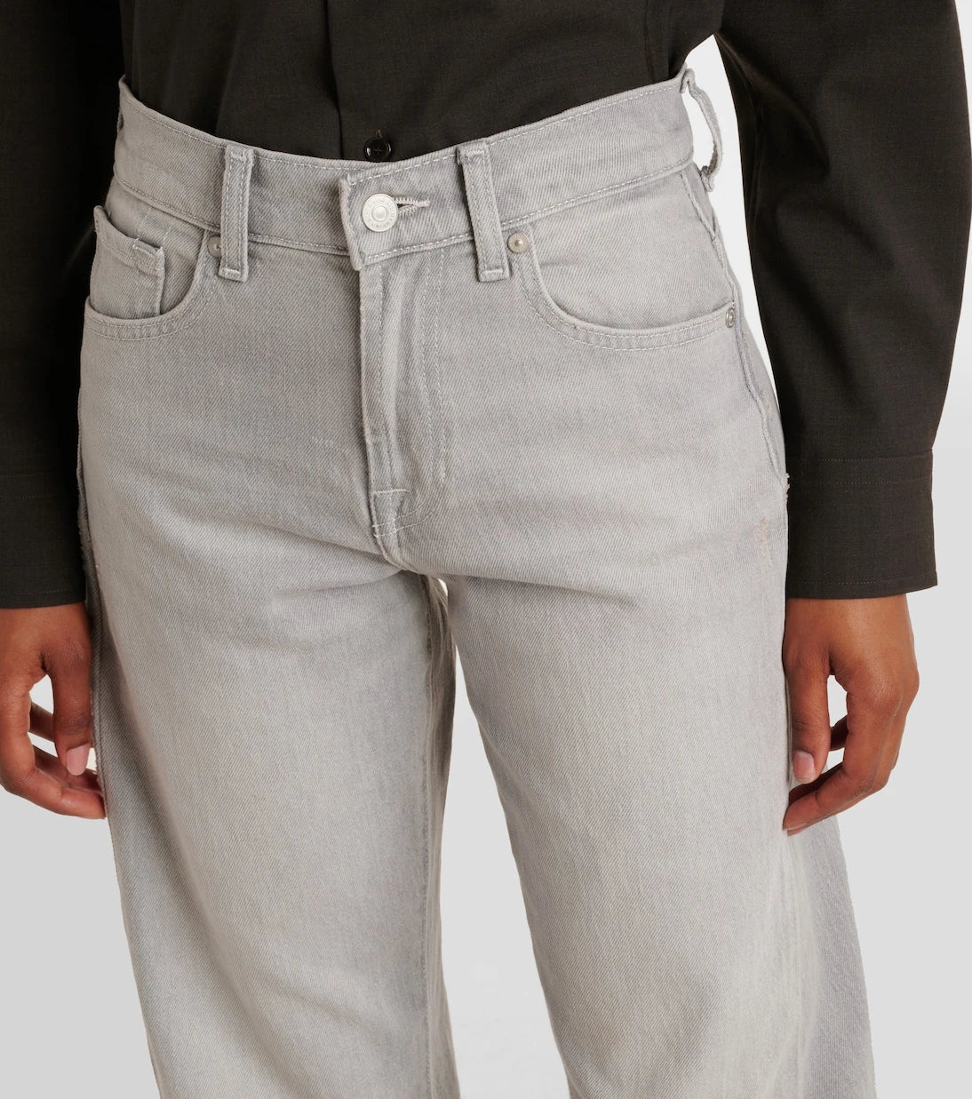 7 For All Mankind - Tess mid-rise straight jeans