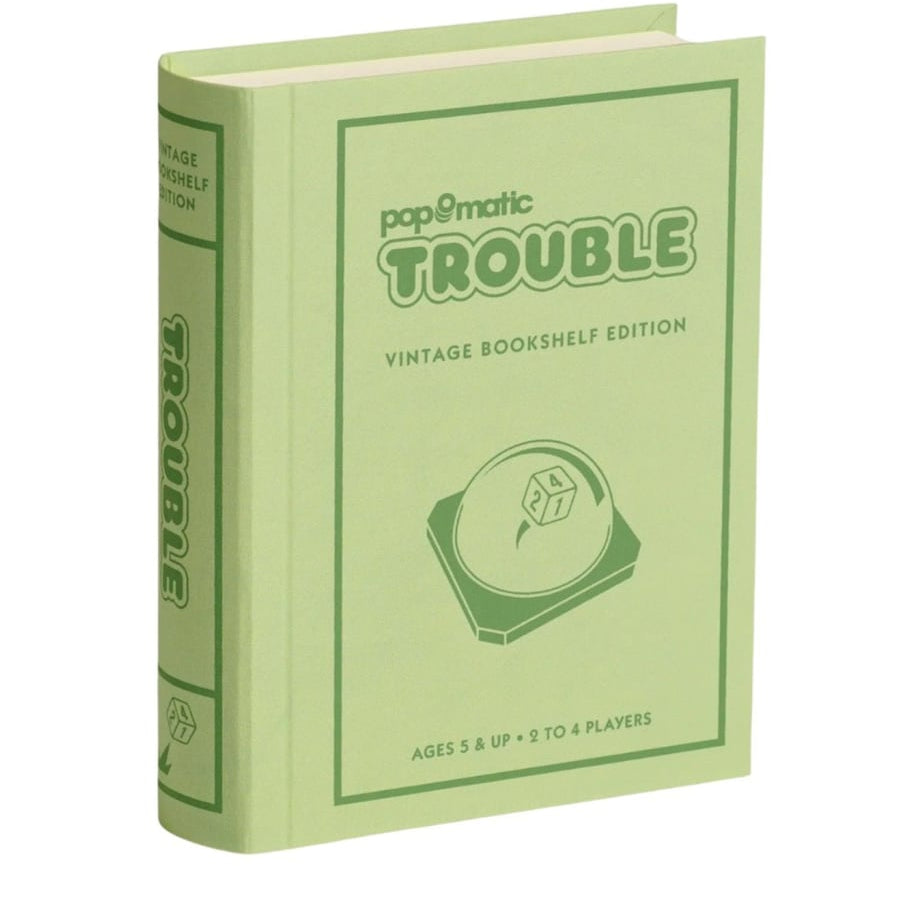 VINTAGE BOOKSHELF Trouble Vintage Bookshelf Edition Board Game