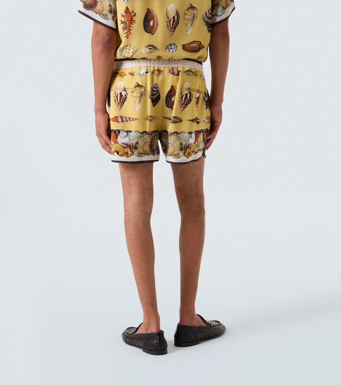 Dolce&Gabbana - Printed silk shorts