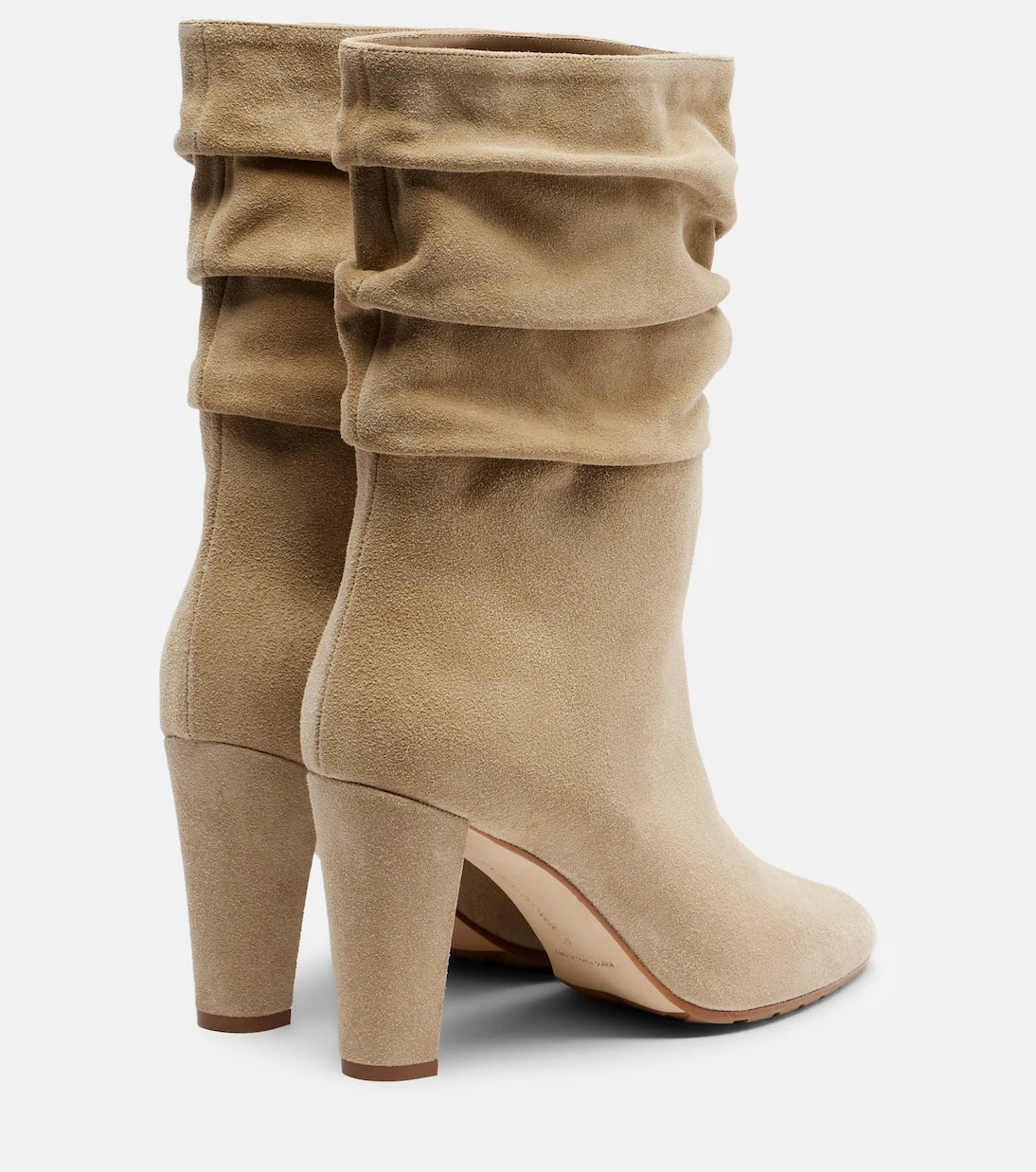 Manolo Blahnik - Calasso 90 draped suede ankle boots