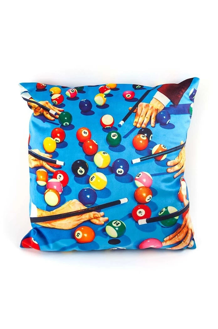 Seletti Snooker x Toiletpaper Dekoratif Yastık