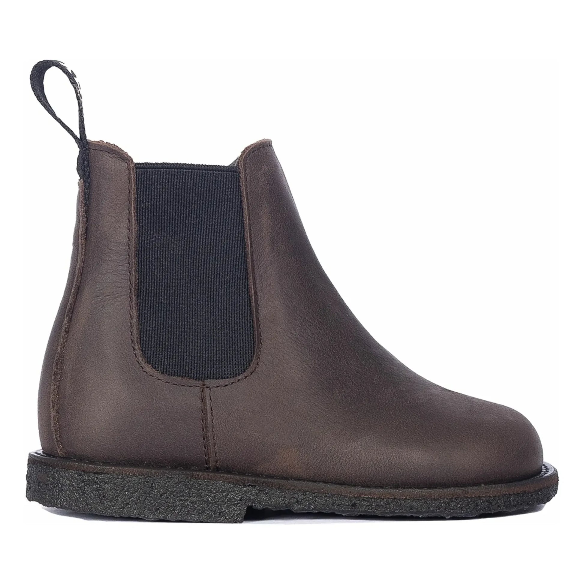 Angulus - Chelsea Boots Straps Zip | Brown