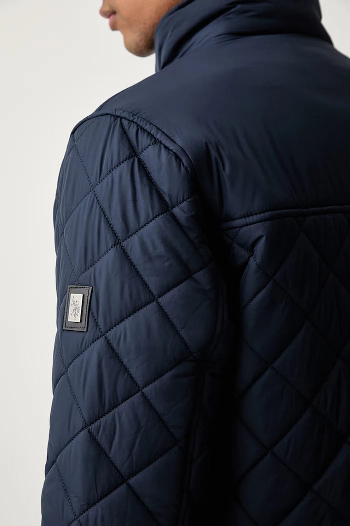 U.S. Polo Assn. Erkek DIAMOND QUILTED FUNNEL Ceket