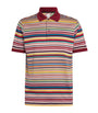 Cotton Noisy Stripe Polo Shirt