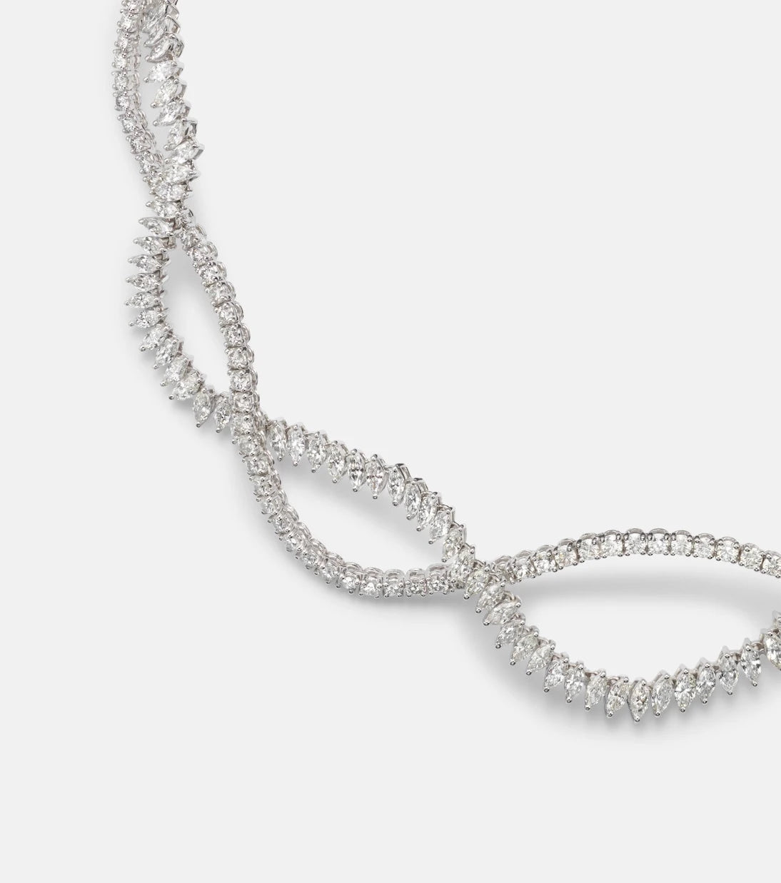 Yeprem - Y-Couture 18kt white gold necklace with diamonds
