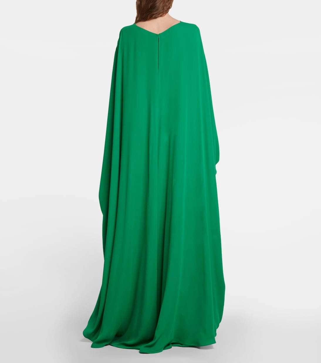 Valentino - Caped cady couture gown