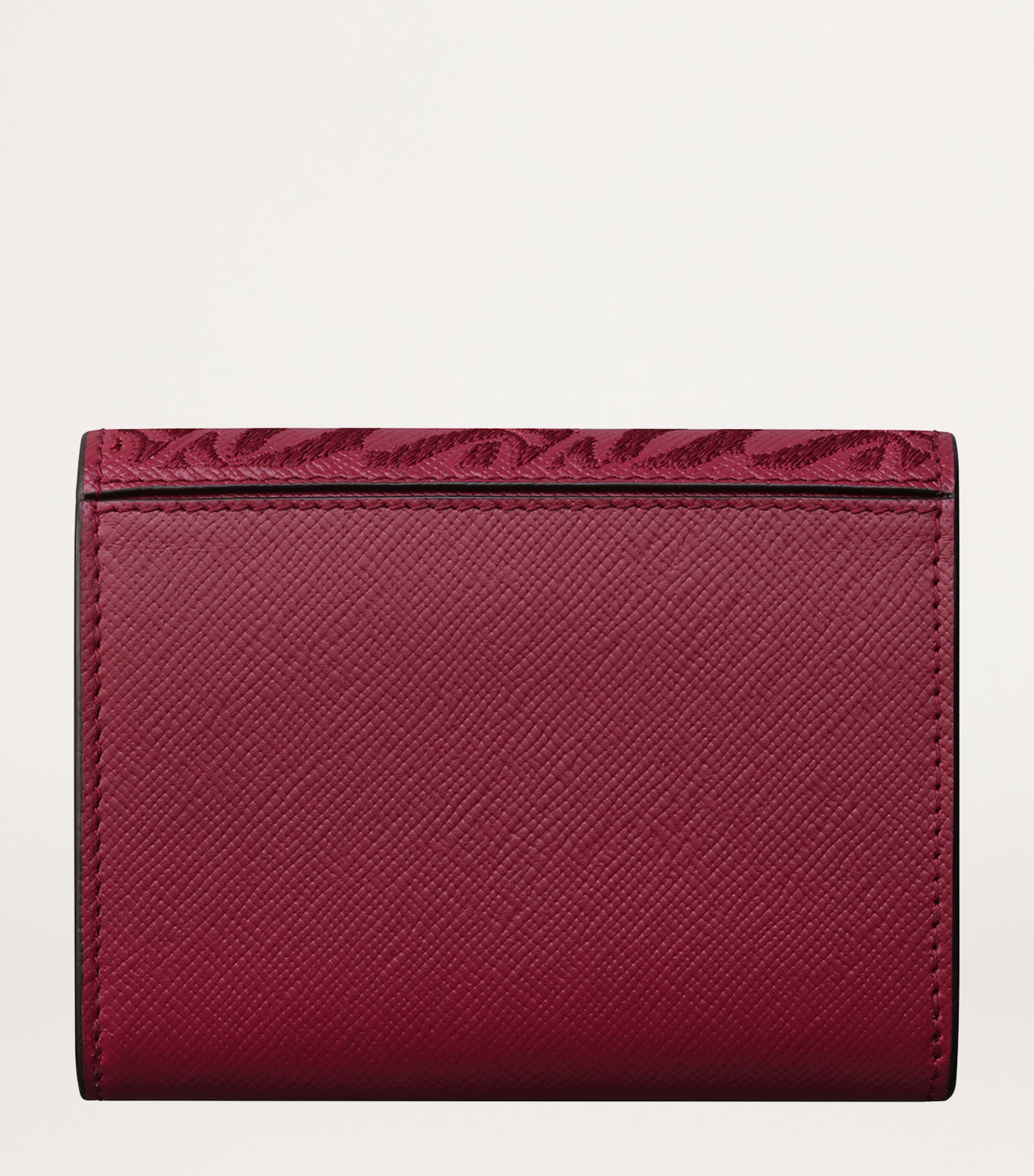Cartier Red Mini Leather C de Cartier Wallet