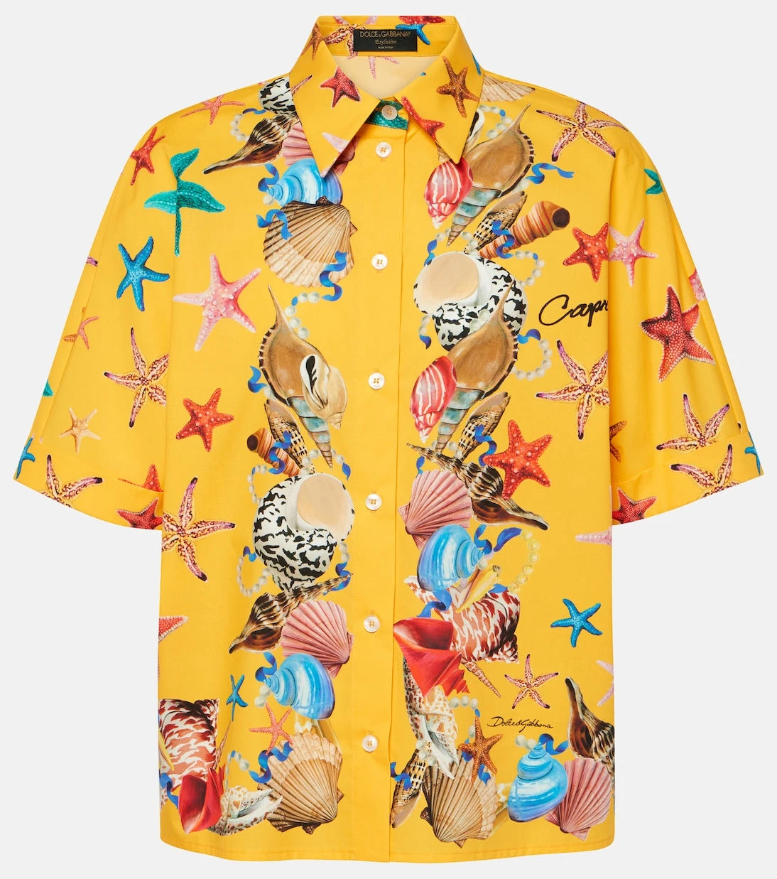 Dolce&Gabbana - Capri printed cotton shirt