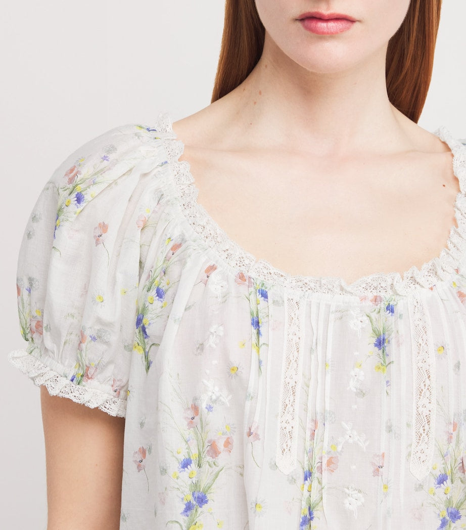DÔEN White Organic Cotton Frederica Blouse