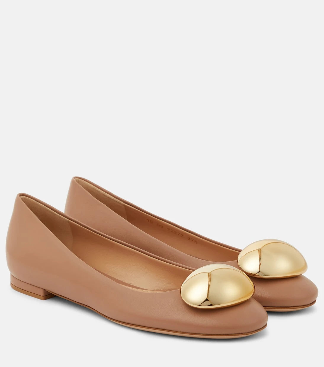 Gianvito Rossi - Sphera leather ballet flats