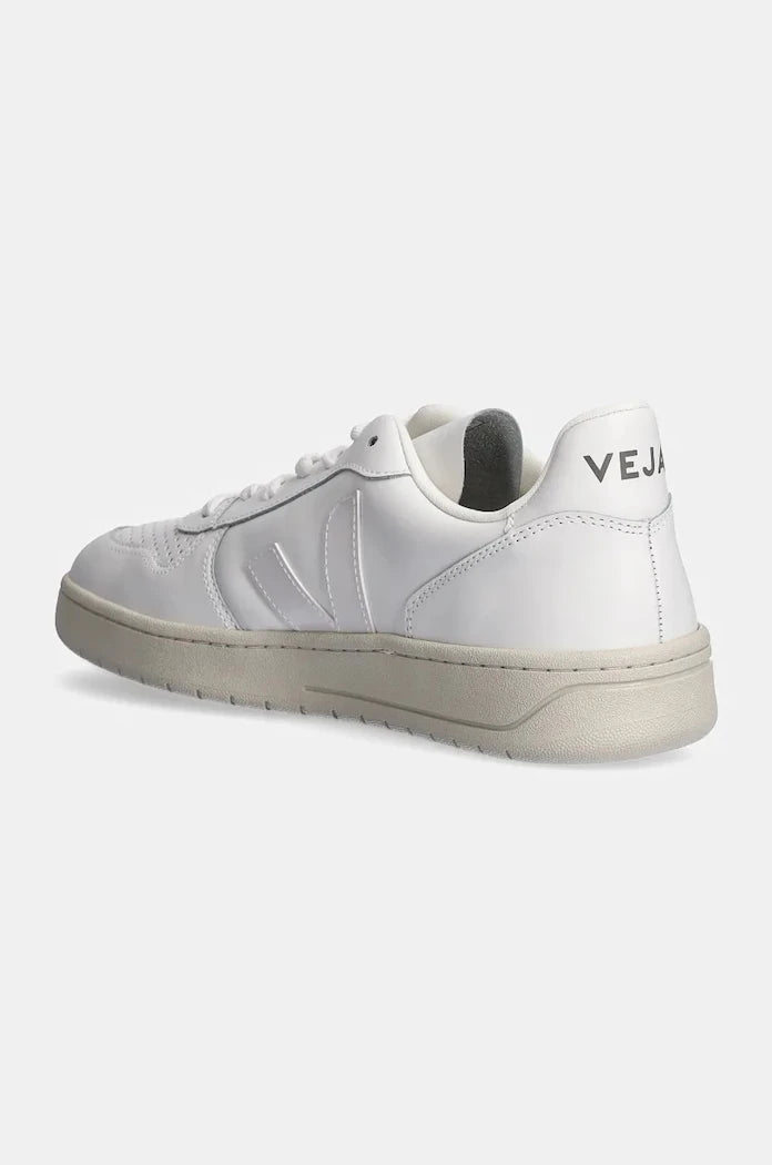 Кожени маратонки Veja V-10 Leather Extra-White