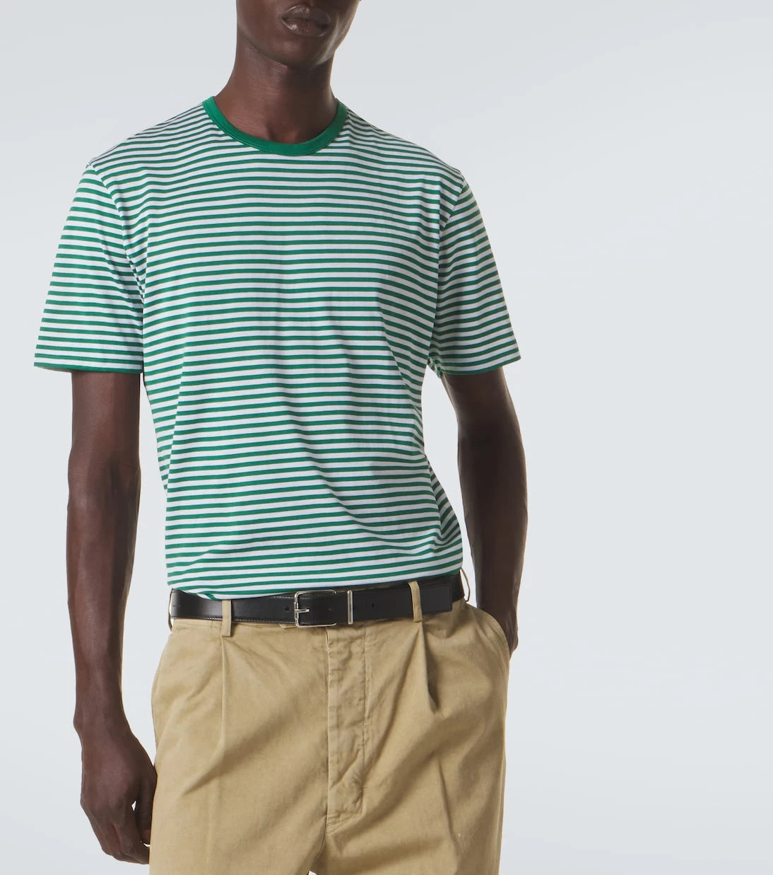 Sunspel - Striped cotton T-shirt