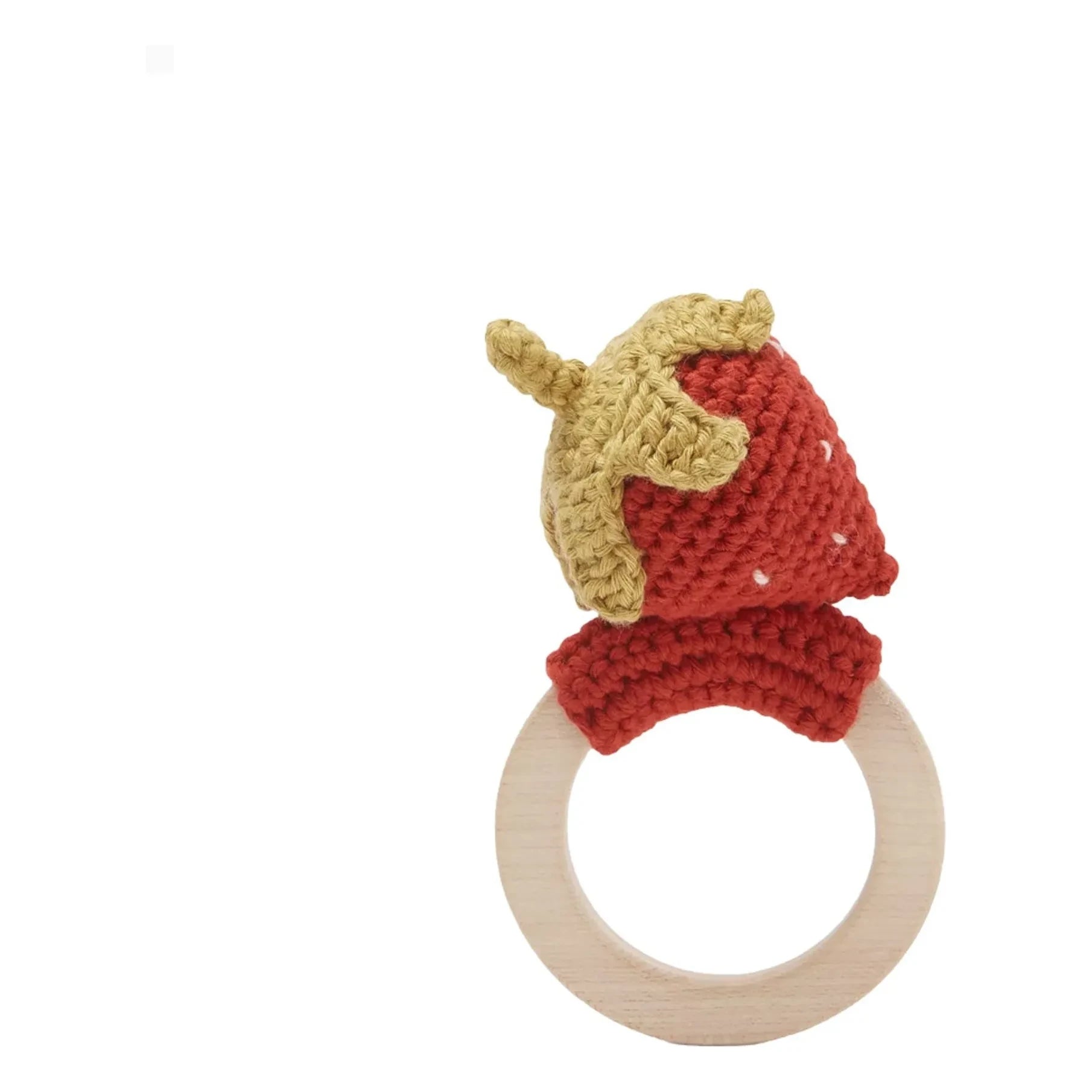 Patti Oslo - Teething ring Strawberry | Red