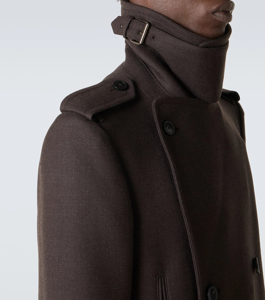 Dries Van Noten - Double-breasted wool-blend coat