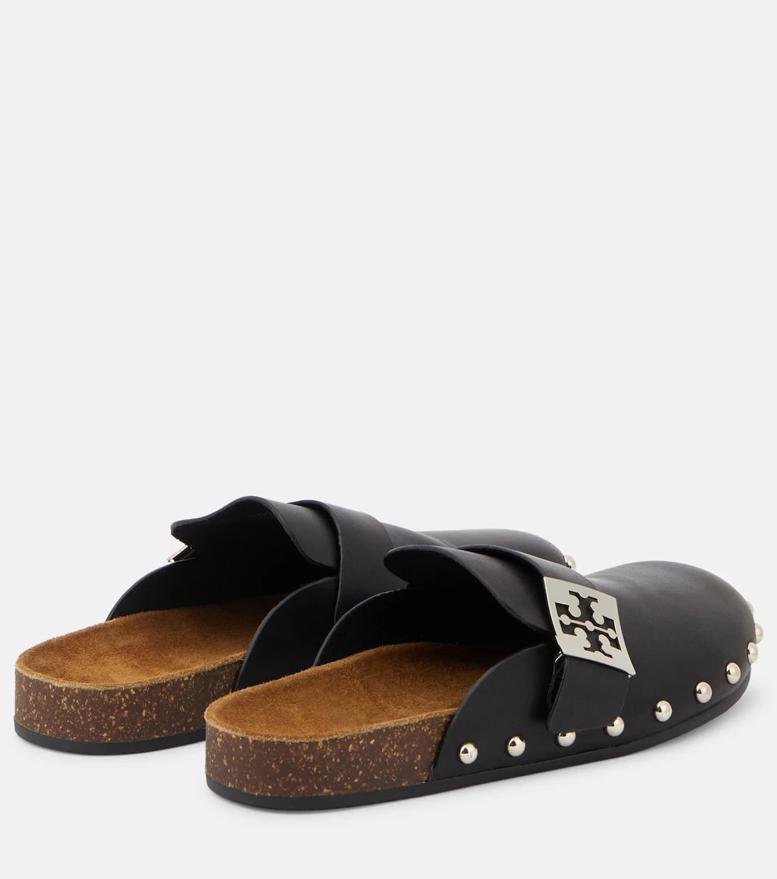 Tory Burch - Mellow studded leather slippers