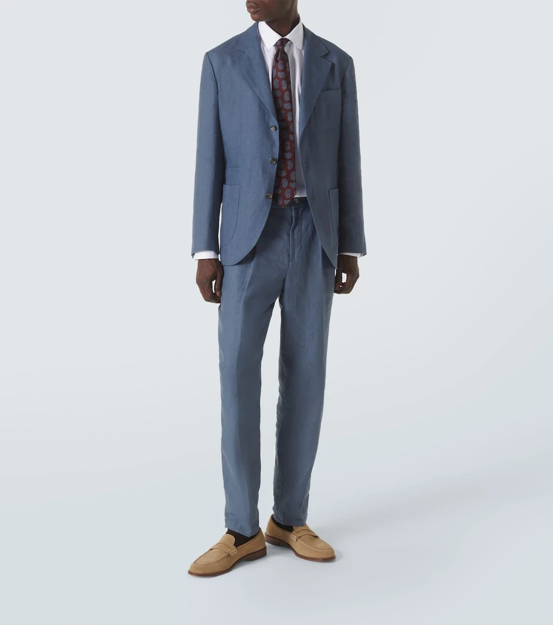 Etro - قميص قطني بنقشة بيزلي جاكار