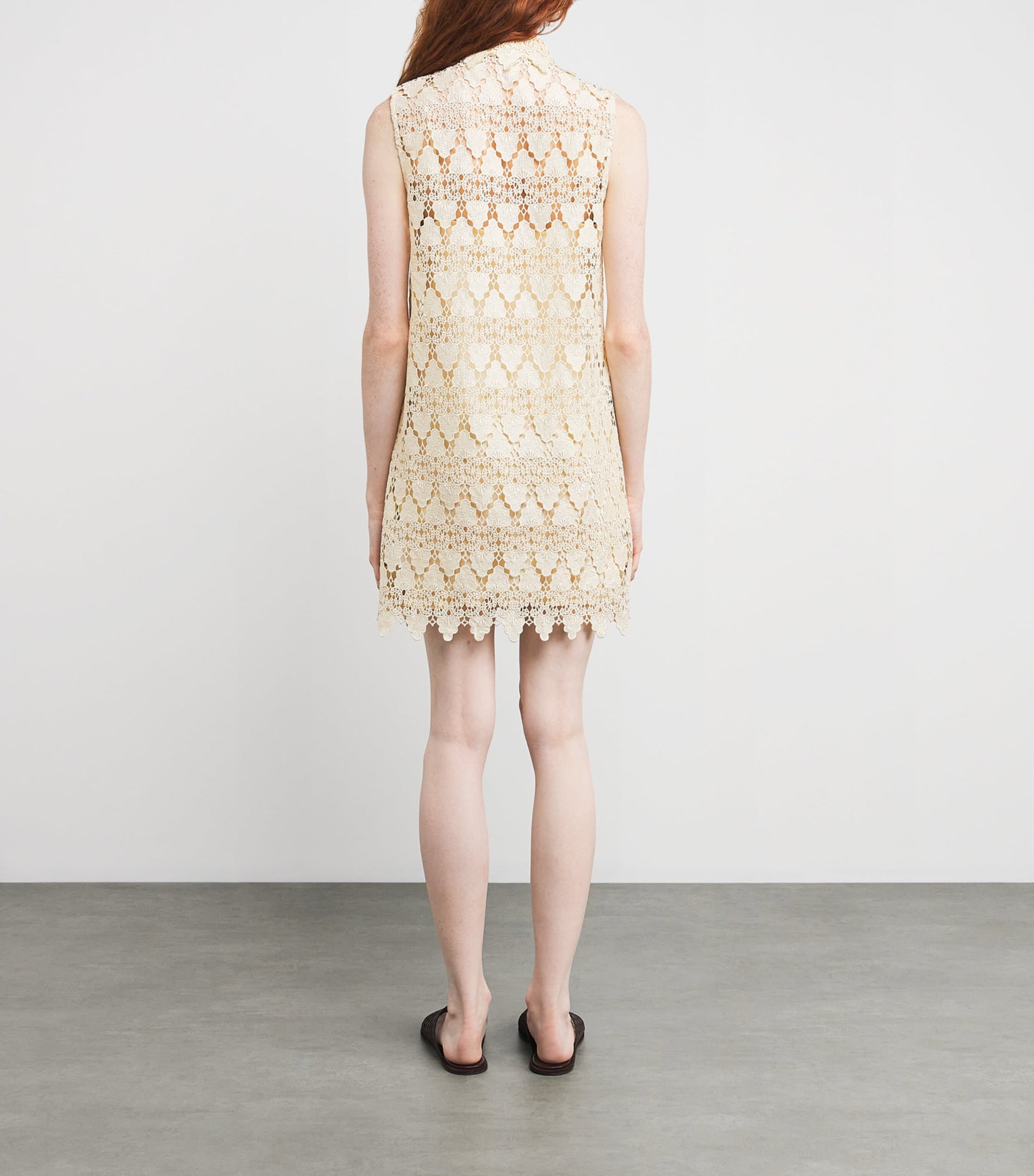 Ivory Lace The Deco Mini Dress