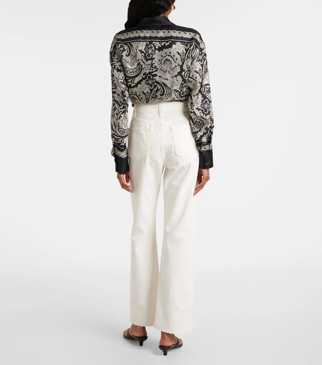 Nili Lotan - Calla high-rise cropped straight jeans
