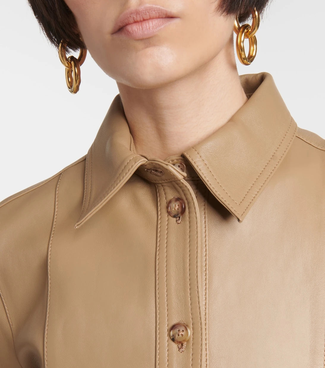 Toteme - Leather shirt