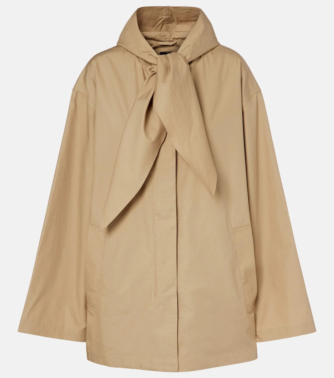Toteme - Scarf-detail cotton jacket