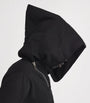 Rick Owens Black Cotton Mountain Hoodie