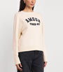 Maje White Wool-Blend Amour Sweater