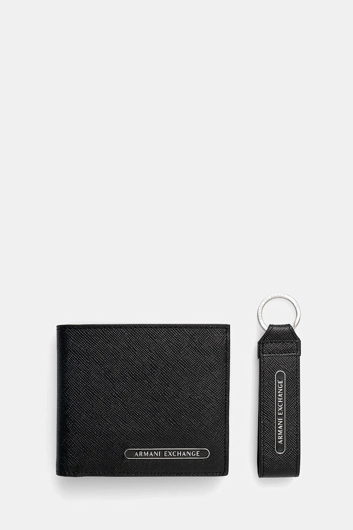 Deri cüzdan + anahtarlık Armani Exchange