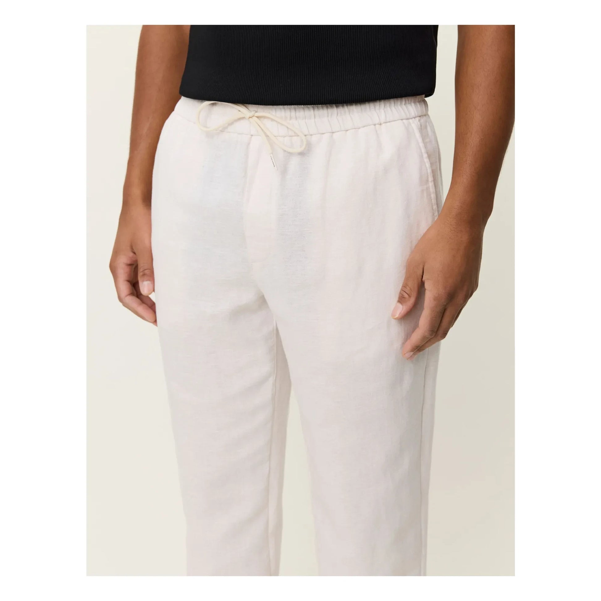 Les Deux - Patrick Linen Pants  | Cream
