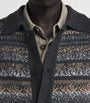 System Grey Fair Isle Cardigan